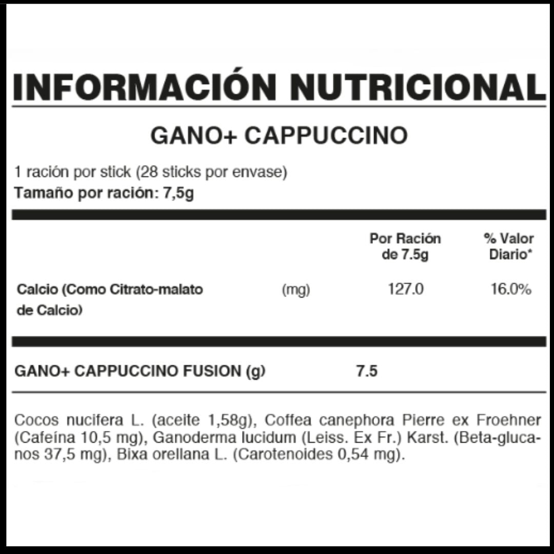 GANO+CAPPUCCINO DE FUXION (Refuerza tu sistema inmune y Protege el hígado)