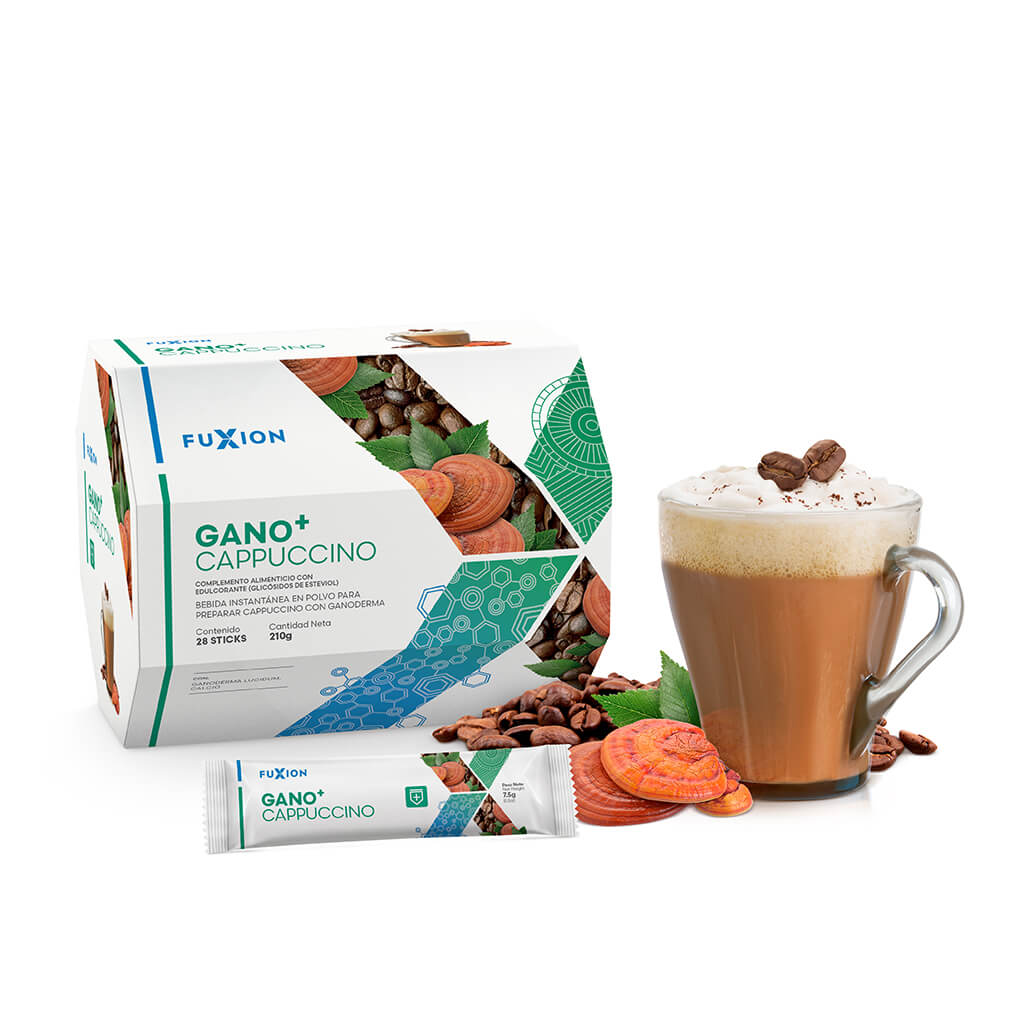GANO+CAPPUCCINO DE FUXION (Refuerza tu sistema inmune y Protege el hígado)