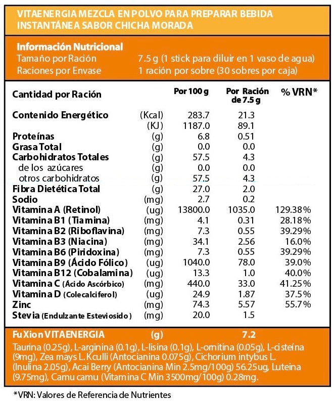 VITAENERGIA (Multivitaminico Natural)
