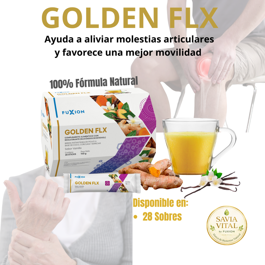 GOLDEN FLX DE FUXION (Mejora la Movilidad de las Articulaciones)