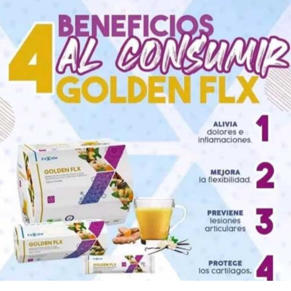 GOLDEN FLX DE FUXION (Mejora la Movilidad de las Articulaciones)