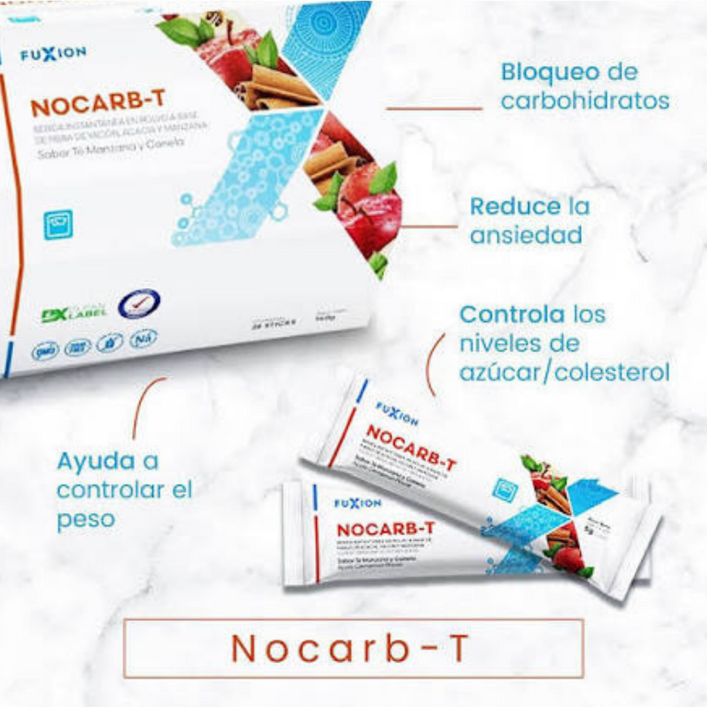 NOCARB-T DE FUXION (Regula el azúcar en sangre y ayuda a controlar el peso)