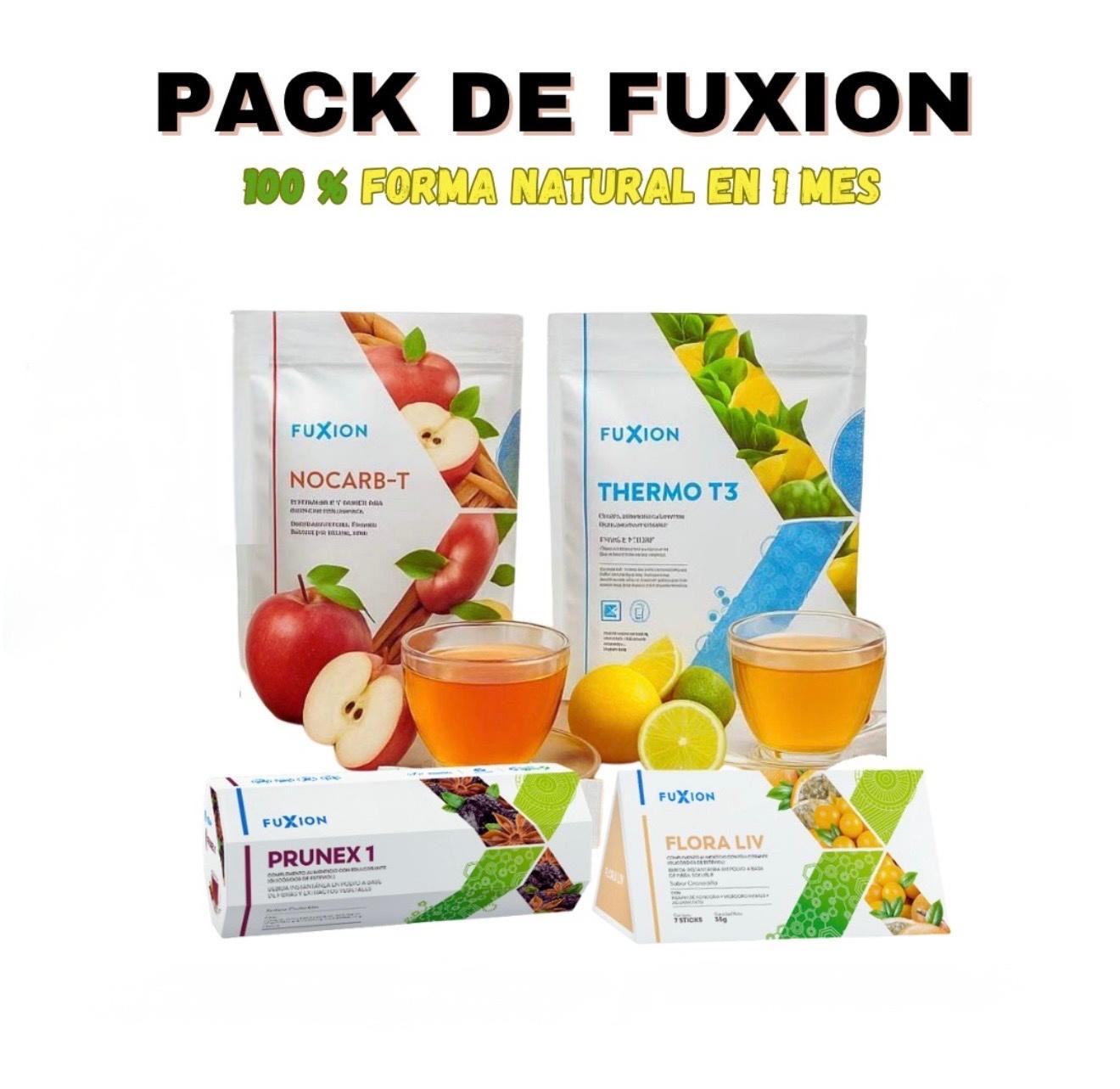 PACK REDUCTOR 35 DÍAS DE FUXION (Desinflama,Activa el metabolismo y reduce medidas)